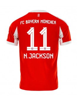 Bayern Munich Nicolas Jackson #11 Replika Hemmakläder 2025-26 Kortärmad